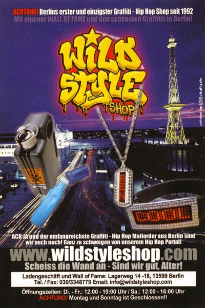 wildstyleshop berlin Frontside