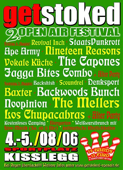 get stoked openair festival 2006 Frontside