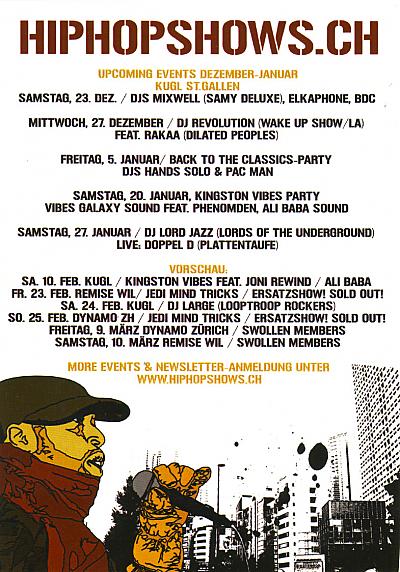 hiphopshows.ch Frontside