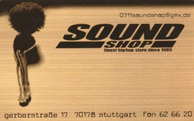 soundshop stuttgart Frontside