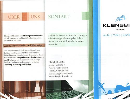 klangbild Frontside