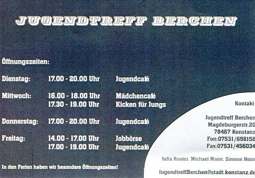 jugendtreff berchen Frontside