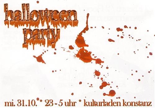 halloween party Frontside