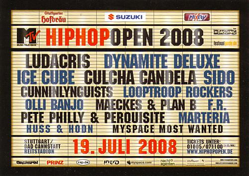 hiphop open Frontside