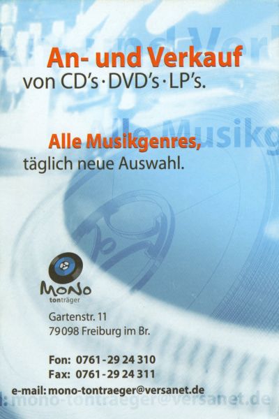 mono freiburg Backside