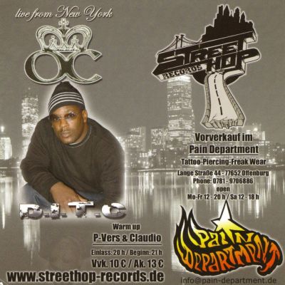 oc live from new york Backside