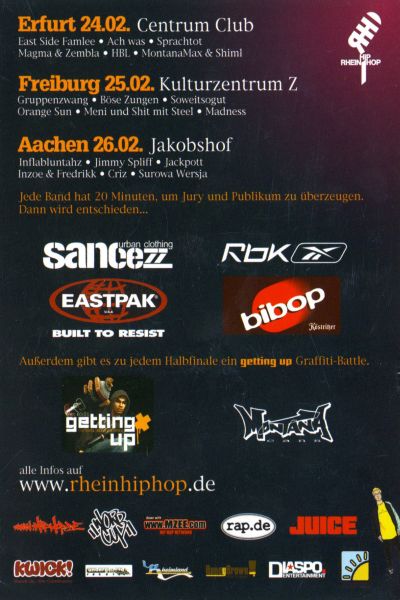 jamsession halbfinale 2006 Backside