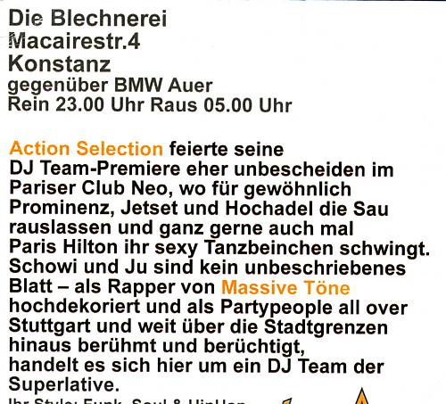 action selection Backside