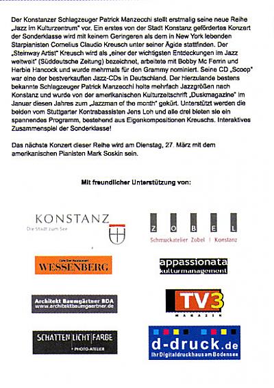 jazz im kulturzentrum Backside