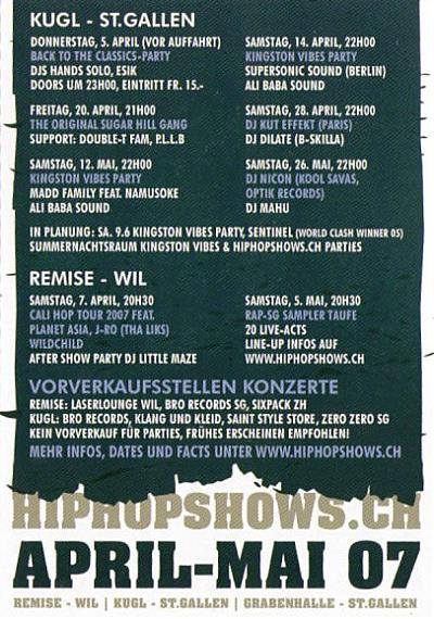 hiphopshows.ch Backside
